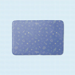 Tapis de bain Cute Space Doodle