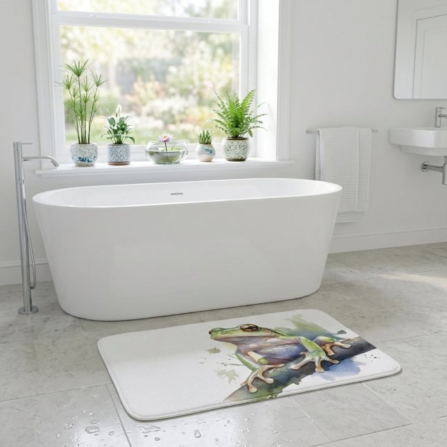 Tapis De Bain Cute Watercolor (Créateur téléchargé)