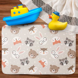 Tapis De Bain Cute Woodland Animal Enfants Salle de bain Motif