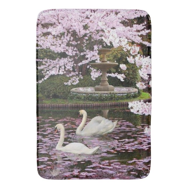 Tapis De Bain Cygnes (devant Vertical)