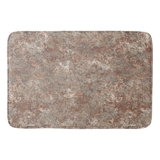 Tapis De Bain Dalle Brown rugueuse de granit