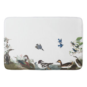 Tapis de bain d'animaux de faune d'oiseaux