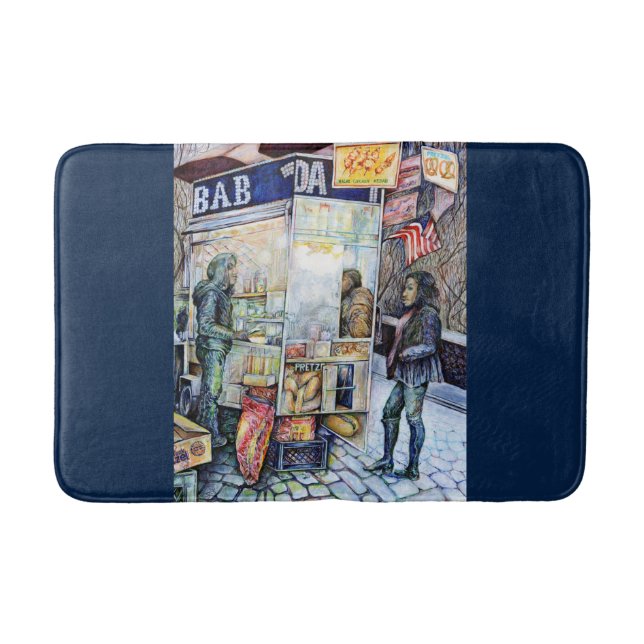 Tapis De Bain Dans l'amour avec les problèmes, et dans les probl (Devant)