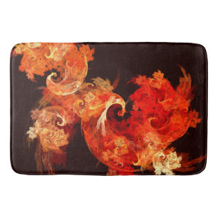 Tapis De Bain Danse Feux d'artifice Art Abstrait