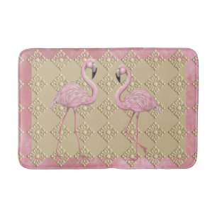 Tapis De Bain Danse Flamant rose