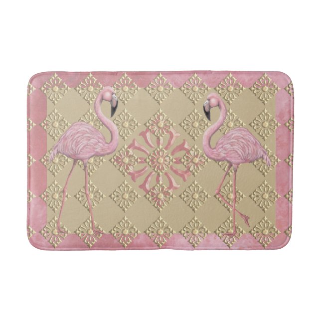 Tapis De Bain Danse Flamant rose (Devant)