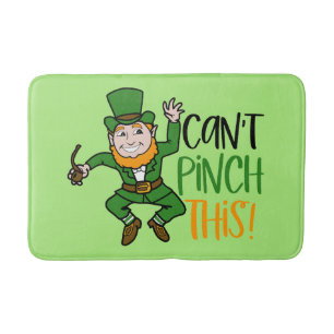 Tapis De Bain Danser Leprechaun ne peut pas le pincher