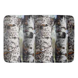 Tapis de bain d'arbre de bouleau