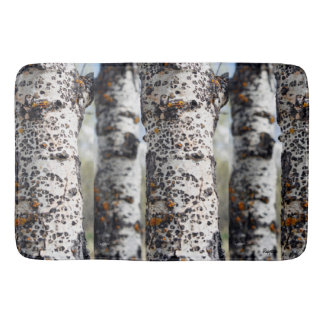 Tapis de bain d'arbre de bouleau