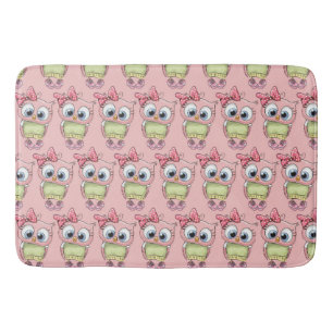 Tapis de bain de chouette