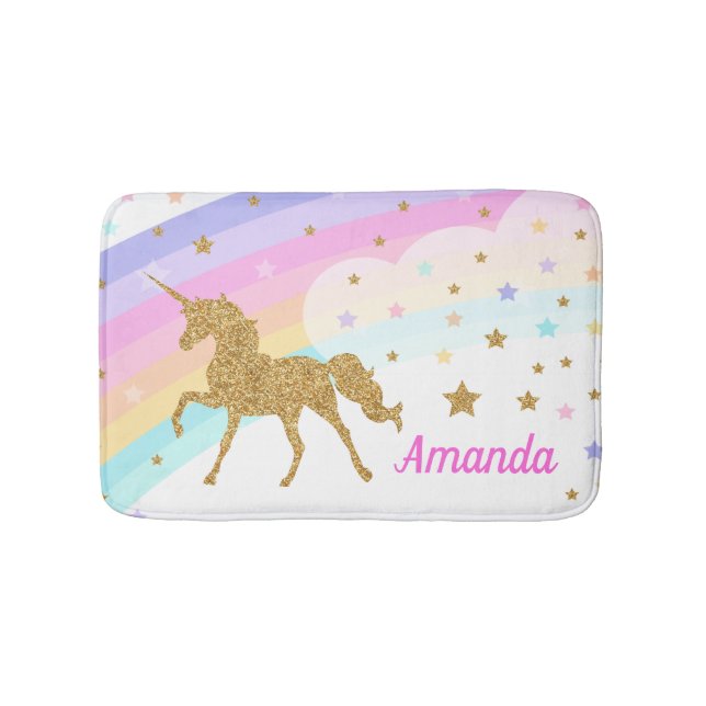 Tapis de bain de licorne (Devant)