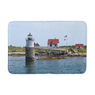 Tapis de bain de l'île Ram Island Lighthouse, Main