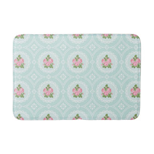 Tapis de bain de luxe - Tapis en dentelle rose sha