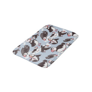 Tapis de bain de macareux