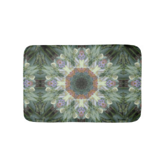 Tapis de bain de mandala de jardin secret