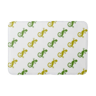 Tapis De Bain De mignons petits lézards
