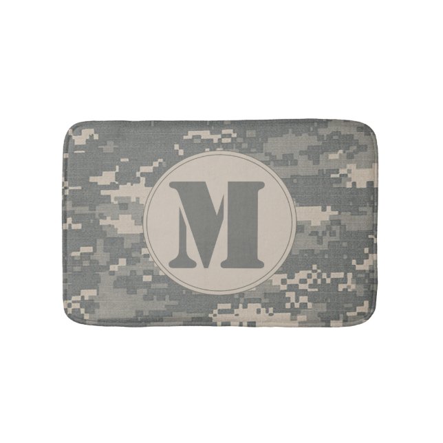 Tapis de bain de motif de camouflage d'ACU Digital (Devant)
