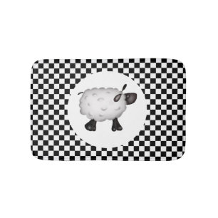 Tapis de bain de moutons