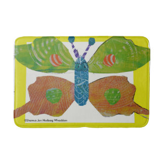 Tapis de bain de papillon