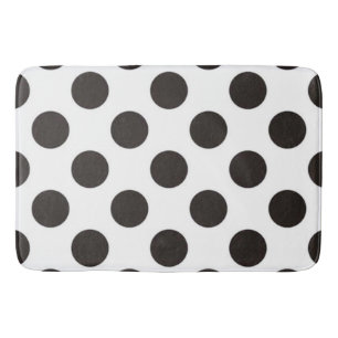 Tapis de bain de point de polka