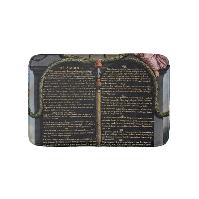 Tapis De Bain Déclaration des droites de l'homme et du citoyen (Devant)