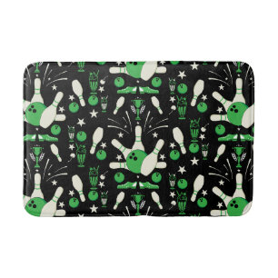 Tapis De Bain Décor de la maison du bowling à dix broches