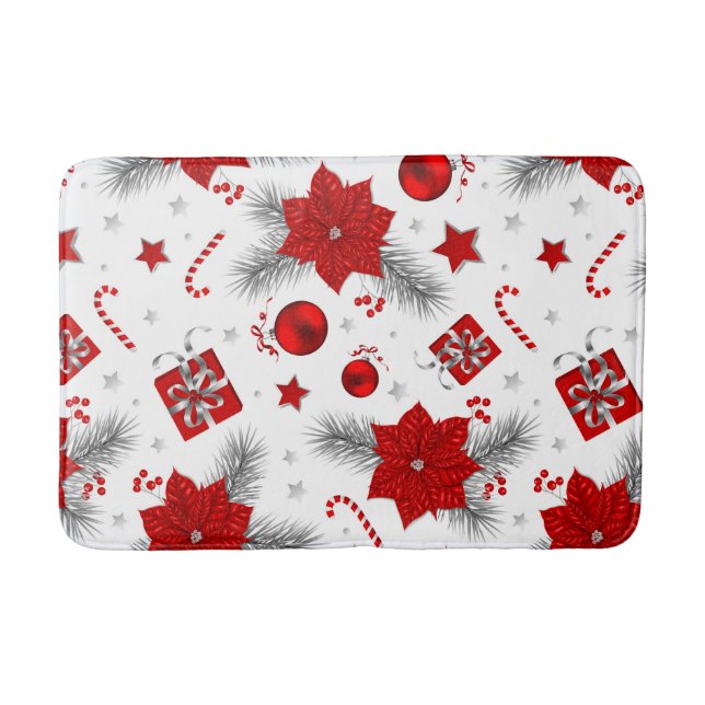 Tapis De Bain Décor de Noël motif (Devant)