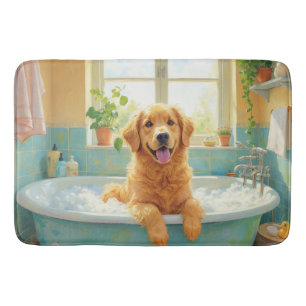 Tapis De Bain Décor de salle de bain heureux de bain de Golden R