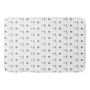 Tapis De Bain Décoratif, Gris foncé, Charbon