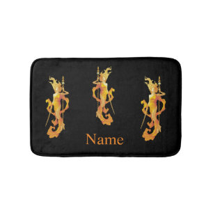 Tapis De Bain Déesse guerrière d'or Thunder_Cove