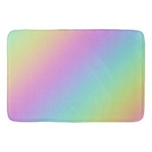 Tapis De Bain Dégradé arc-en-ciel