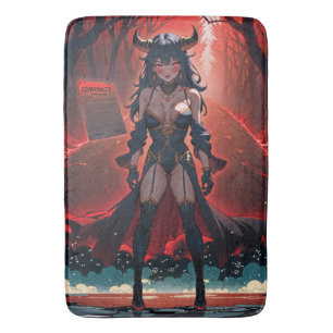 Tapis De Bain Démoniaque avec Contact aux Carrefours, Anime Démo