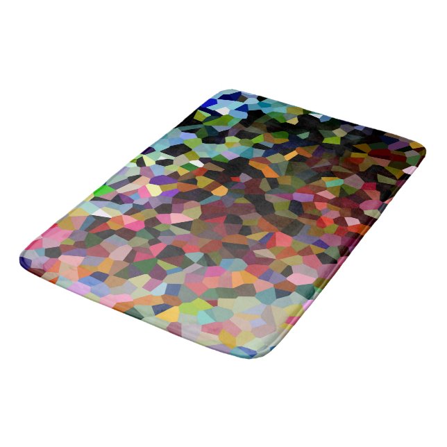 Tapis de bain des Îles Maurice par l'artiste C.L. (Angle)