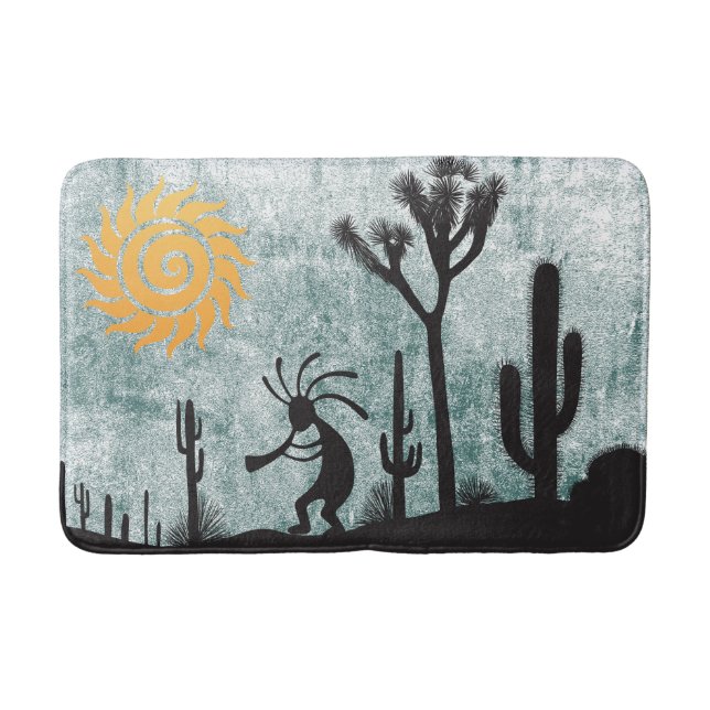 Tapis De Bain Désert du sud-ouest Sun Kokopelli (Devant)
