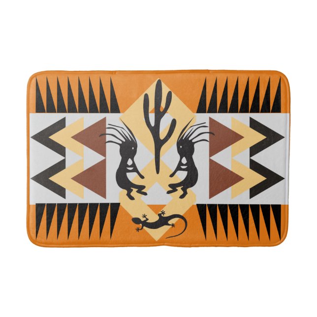 Tapis De Bain Désert Sud-Ouest Kokopellis (Devant)