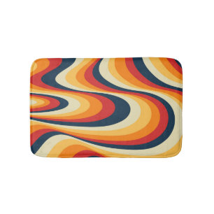 Tapis De Bain Design abstrait et coloré