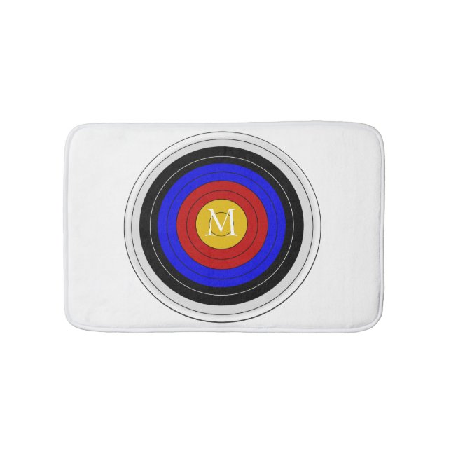 Tapis De Bain Design cible de tir à l'arc (Devant)