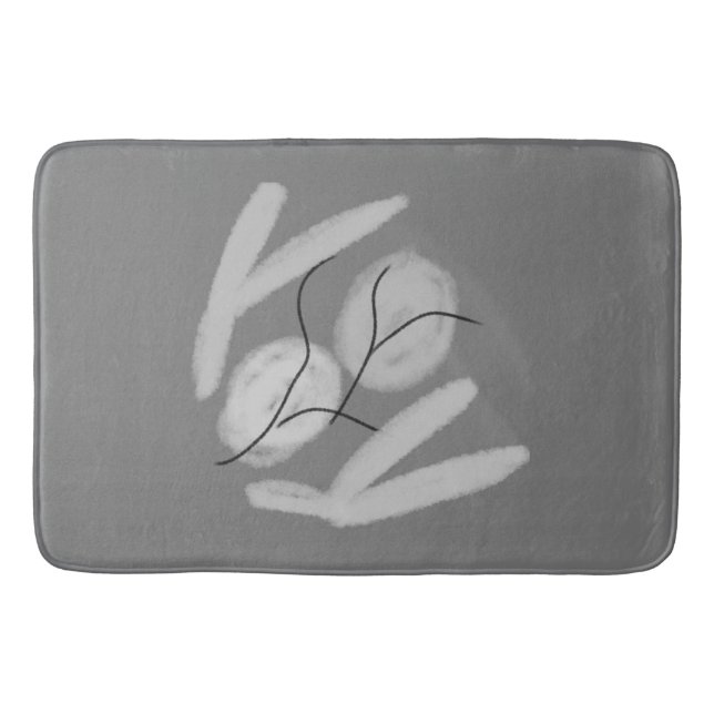 Tapis De Bain design coloré simple ajouter votre logo texte voit (Devant)