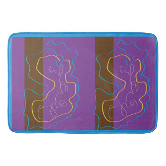 Tapis de bain design fou