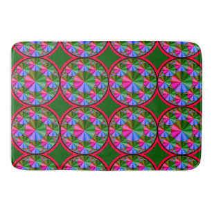 Tapis De Bain Design numérique coloré Grand Mat de bain - Parfai