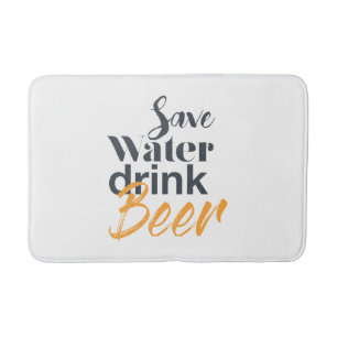 Tapis De Bain Design urbain, tendance, drôle, économiser de l'ea