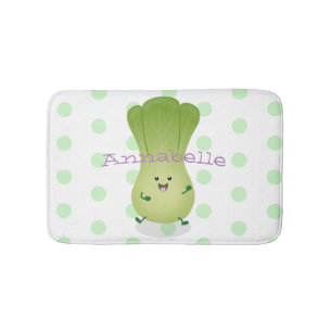 Tapis De Bain dessin animé mignon de bok choy