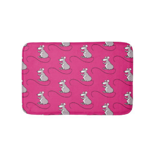 Tapis De Bain Dessin chinois Rat Année Zodiac Anniversaire Bain