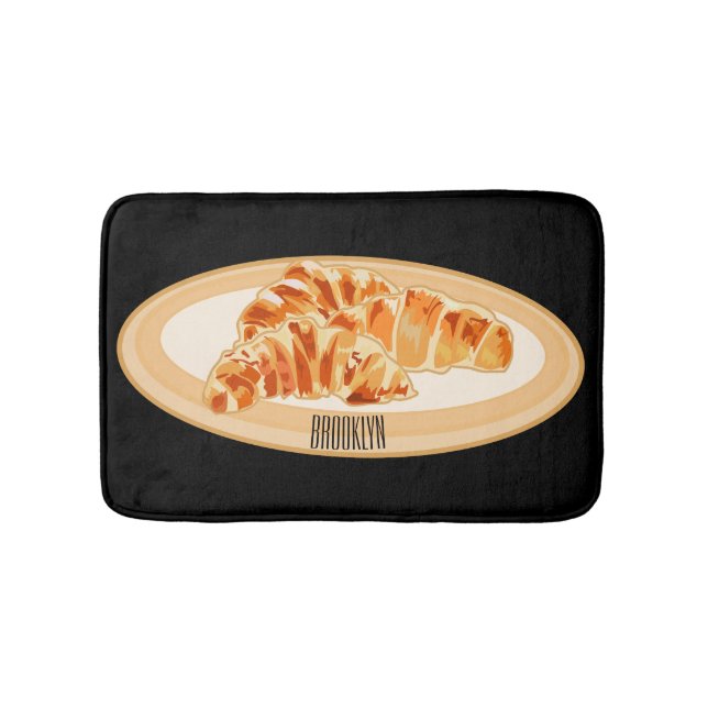 Tapis De Bain Dessin du Croissant (Devant)