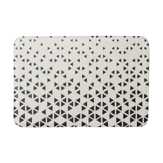 Tapis De Bain Dessin géométrique abstrait (Devant)