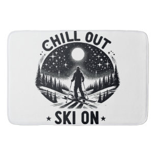 Tapis De Bain Détendez-vous Ski sur