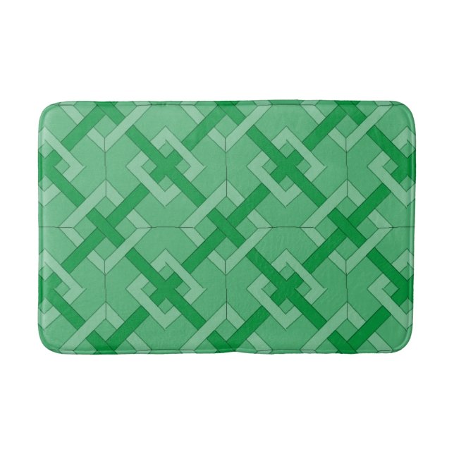 Tapis de bain - Diamants intertissés (Devant)