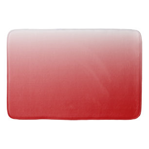 Tapis De Bain Diamètre à deux tons foncé rouge
