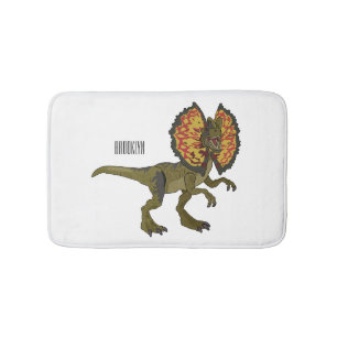 Tapis De Bain Dilophosaurus dessin animé