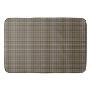 Tapis de bain d'impression de contrôle de guingan
